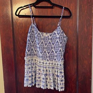 Tank top- peplum style